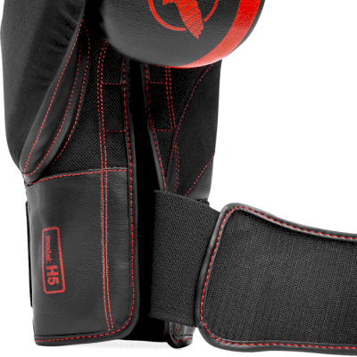Боксерские перчатки Hayabusa H5 Black/Red - фото 2