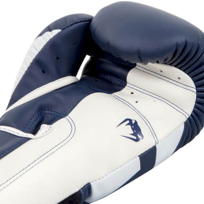 Боксерские Перчатки Venum Elite Navy Blue/White - фото 1