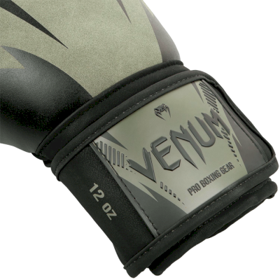 Боксерские перчатки Venum Impact Dark Khaki/Black - фото 2