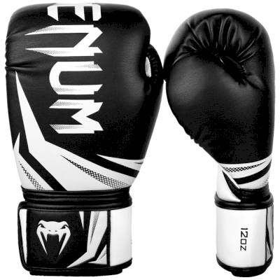 Перчатки для бокса Venum Challenger 3.0 Black/White - фото 1