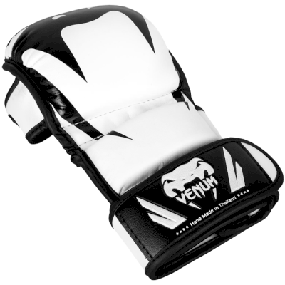 Гибридные перчатки Venum Impact White/Black - фото 1