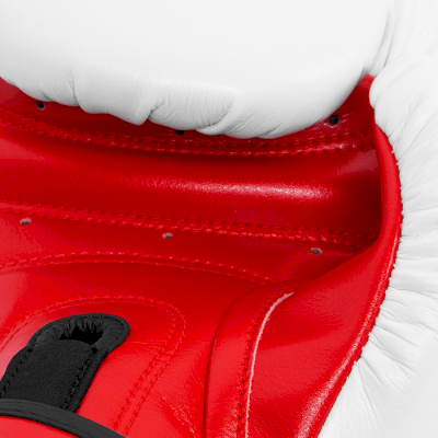 Боксерские перчатки Hardcore Training GRT1 Boxing Gloves White/Black/Red - фото 4