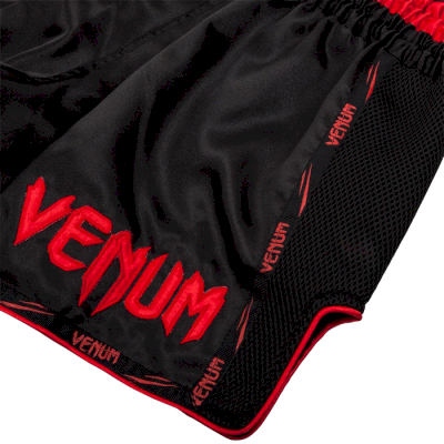 Шорты для тайского бокса Venum Giant Black/Red - фото 2