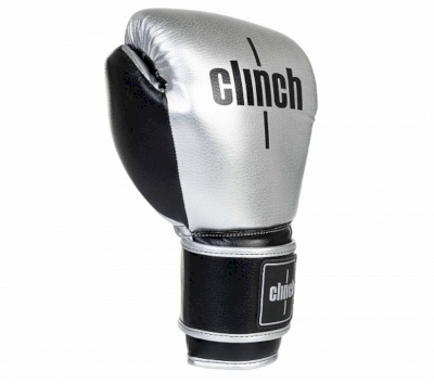 Боксерские перчатки Clinch Punch 2.0 серебристо-черные - фото 2