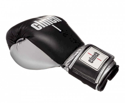 Боксерские перчатки Clinch Prime черно-серебристые - фото 1