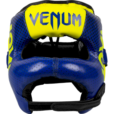 Бамперный боксерский шлем Venum Loma Edition Blue Yellow - фото 1