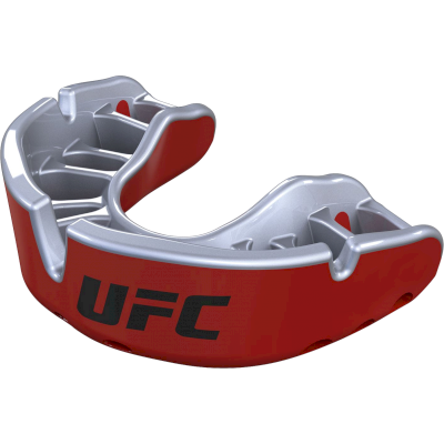 Боксерская капа Opro Gold Level UFC Red/Silver