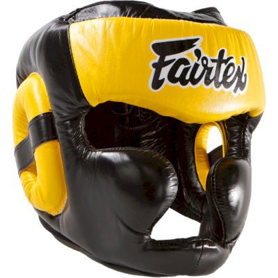 Шлем Fairtex Extra Vision HG13 Yellow/Black