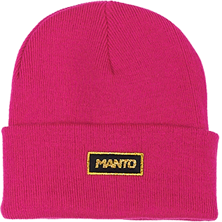 Шапка Manto Logotype Pink