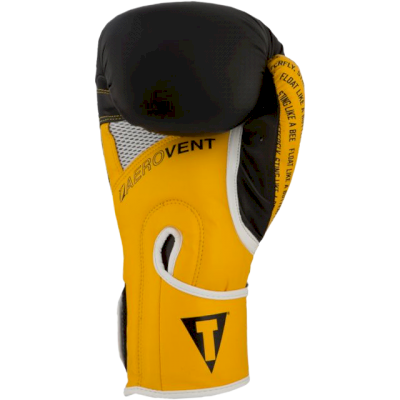 Боксерские перчатки Title Boxing Ali Infused Black/Yellow - фото 1