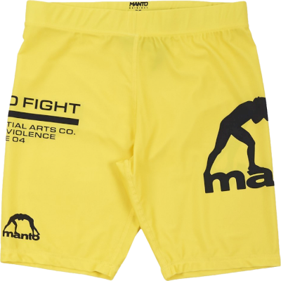 Компрессионные шорты Manto Future Yellow - фото 1