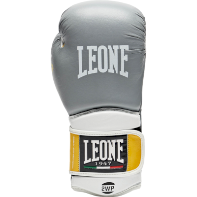 Боксерские перчатки Leone IL Tecnico Grey/Yellow - фото 1