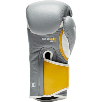 Боксерские перчатки Leone IL Tecnico Grey/Yellow - фото 2