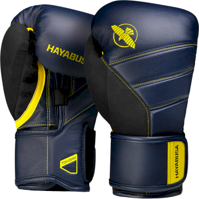 Боксерские перчатки Hayabusa T3 Navy/Yellow
