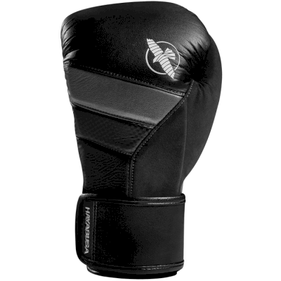 Боксерские перчатки Hayabusa T3 Black/Grey - фото 1