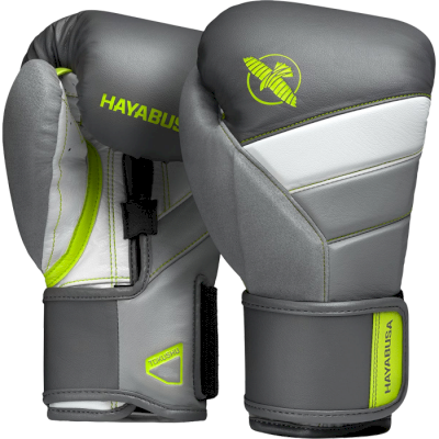 Боксерские перчатки Hayabusa T3 Charcoal/Lime