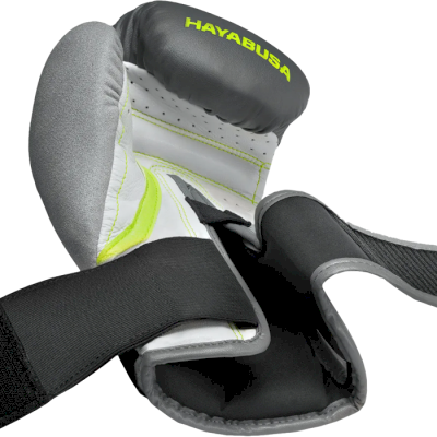 Боксерские перчатки Hayabusa T3 Charcoal/Lime - фото 2