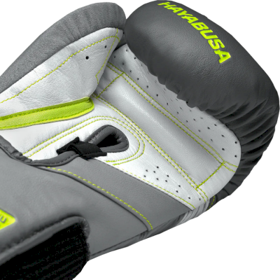 Боксерские перчатки Hayabusa T3 Charcoal/Lime - фото 3