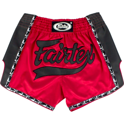 Тайские шорты Fairtex Red/Black