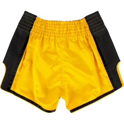 Тайские шорты Fairtex Yellow/Black - фото 1