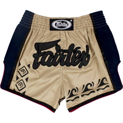 Тайские шорты Fairtex Gold/Black