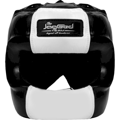 Бамперный шлем JagGed Black/White - фото 2