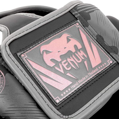 Боксерский шлем Venum Elite Black/Pink Gold - фото 3