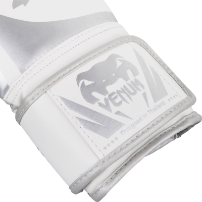 Боксерские перчатки Venum Challenger 2.0 White/Silver - фото 2