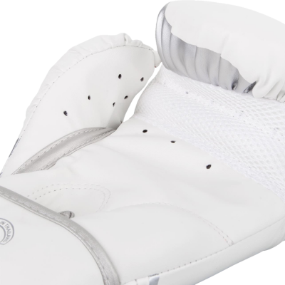Боксерские перчатки Venum Challenger 2.0 White/Silver - фото 3