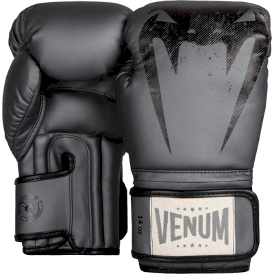 Боксерские перчатки Venum Giant Grey/Black