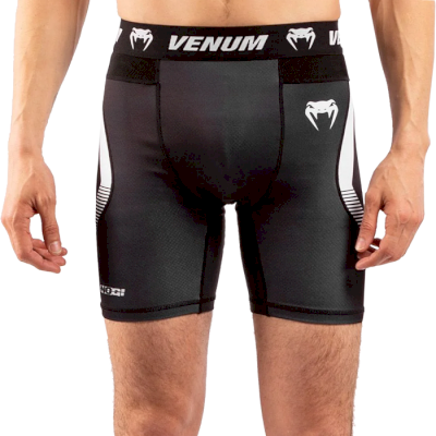 Компрессионные шорты Venum Nogi Black/White - фото 2
