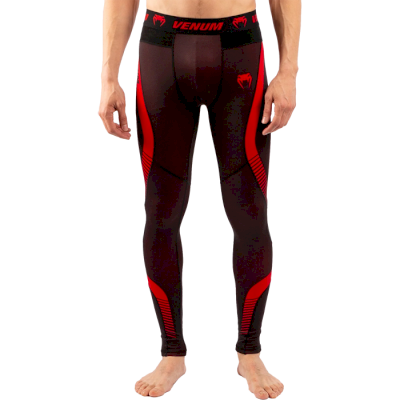 Компрессионные штаны Venum Nogi Black/Red - фото 1