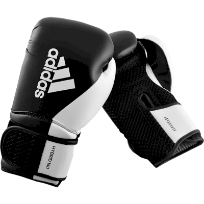 Боксерские перчатки Adidas Hybrid 150 Black/White