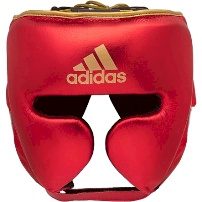 Боксёрский шлем Adidas Adistar Pro Metallic Red - фото 1