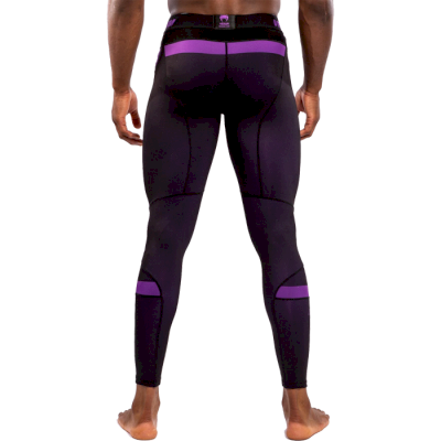 Компрессионные штаны Venum Nogi Black/Purple - фото 1