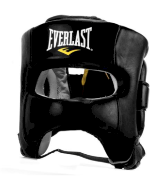 Бамперный шлем Everlast Elite Leather Black