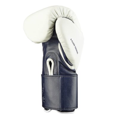 Универсальные тренировочные перчатки Ultimatum Boxing PRO ROYAL NAVY (VELCRO) - фото 2