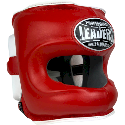 Бамперный шлем Leaders LS Red/White