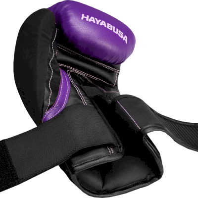 Боксерские перчатки Hayabusa T3 Purple/Black - фото 1