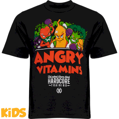 Детская футболка Hardcore Training Angry Vitamins Black