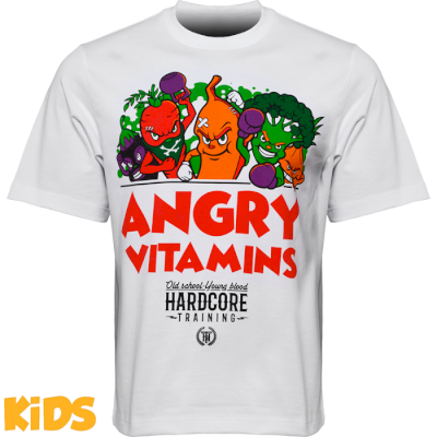 Детская футболка Hardcore Training Angry Vitamins White