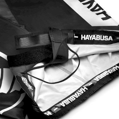 Шорты Hayabusa Icon Mid-Length Black/White - фото 3