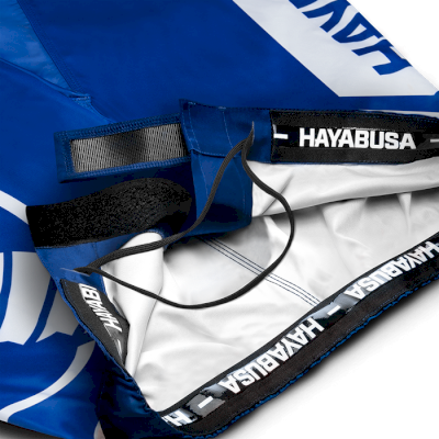 Шорты Hayabusa Icon Mid-Length Blue/White - фото 4