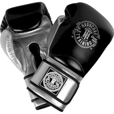 Боксерские перчатки Hardcore Training HardLea Black/Silver