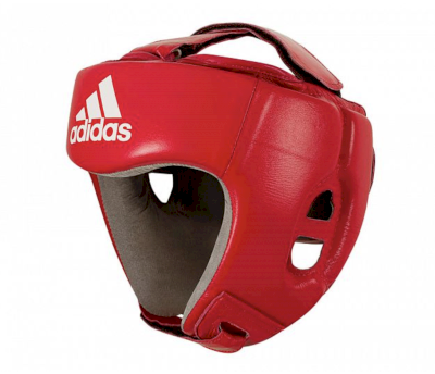 Боксерский шлем Adidas AIBA Red - фото 2