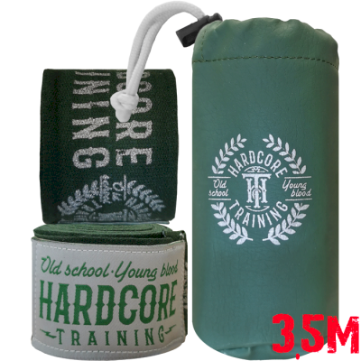 Боксерские бинты Hardcore Training Premium Green 3,5