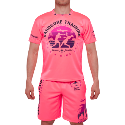 Тренировочная футболка Hardcore Training Voyage Deep Pink - фото 3