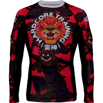 Рашгард Hardcore Training Raijin Black/Red LS