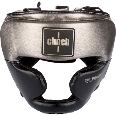 Боксерский шлем Clinch Punch 2.0 Full Face черно-бронзовый