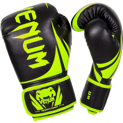 Боксерские перчатки Venum Challenger 2.0 Black/Green